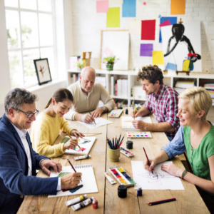 art therapy class